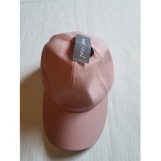 Mujers Wet Seal Vegan Dusty Pink Leather Baseball Cap  eb-68278428